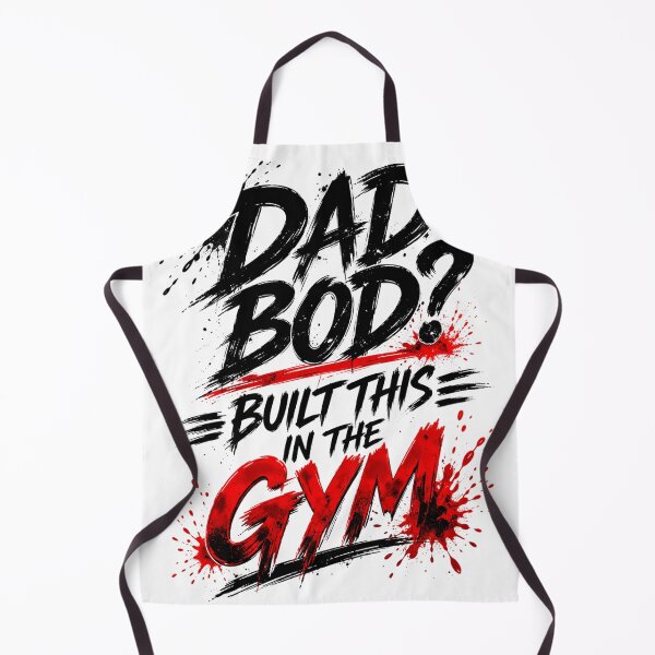 Item preview, Dad Bod Built This In The Gym Funny Gym Dad Motivation designed and sold by SzyMazDesign.
