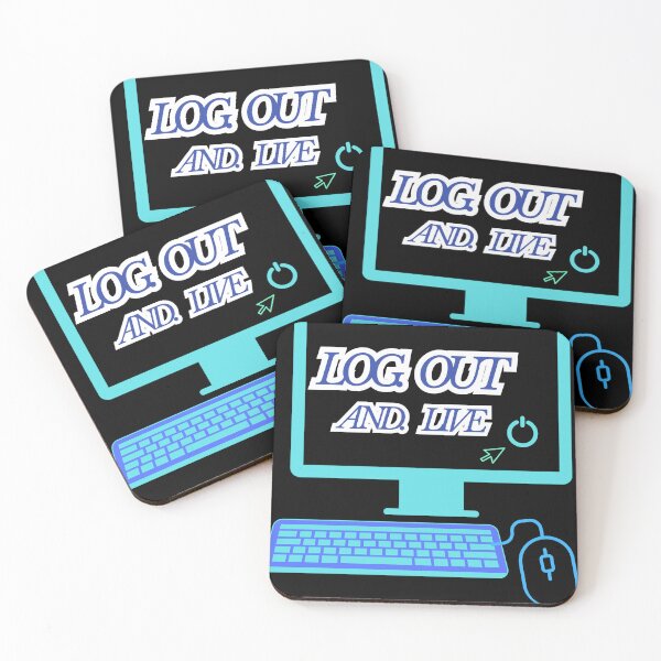 Item preview, Log out and live, digital detox designed and sold by Raxid2022.