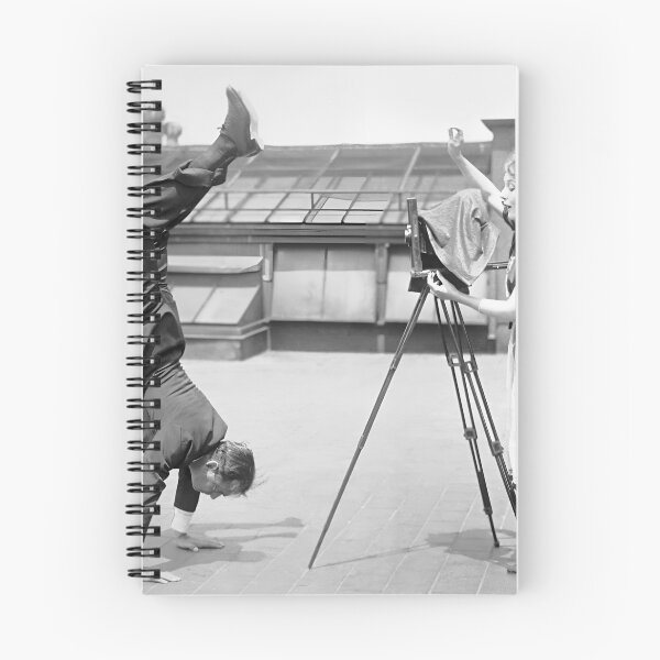 Item preview, Acrobatic Man, Vintage Black and White Old Photo designed and sold by IconicArchive.