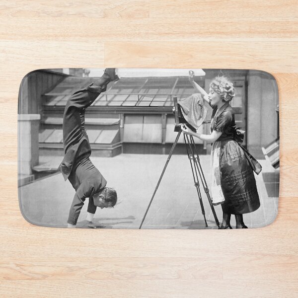 Item preview, Acrobatic Man, Vintage Black and White Old Photo designed and sold by IconicArchive.