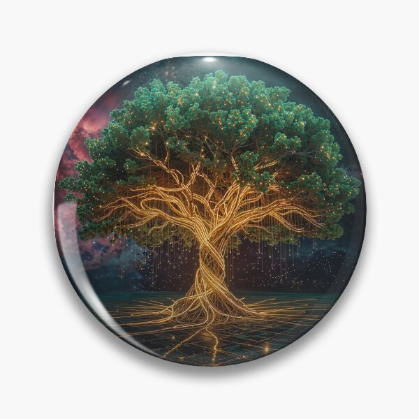 Item preview, Luminous Cybernetic Tree of Life designed and sold by ADigitalStudio.