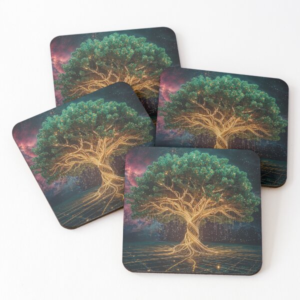 Item preview, Luminous Cybernetic Tree of Life designed and sold by ADigitalStudio.