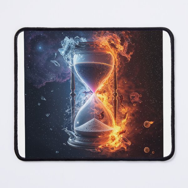 Item preview, Eternal Elements Hourglass: The Cosmic Clash of Fire and Ice designed and sold by ADigitalStudio.
