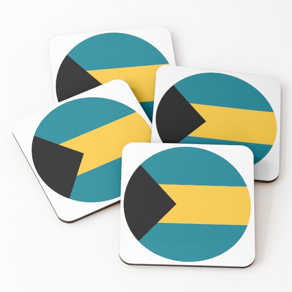 Item preview, Bahamas Round Flag Bahamian Patriotic Heritage designed and sold by NTGUILTY.