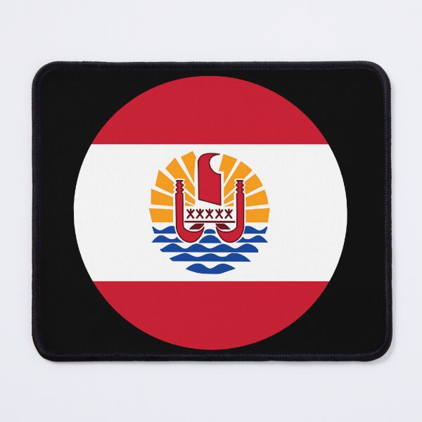 Item preview, French Polynesia Round Flag Tahitian Heritage designed and sold by NTGUILTY.