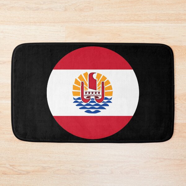 Item preview, French Polynesia Round Flag Tahitian Heritage designed and sold by NTGUILTY.