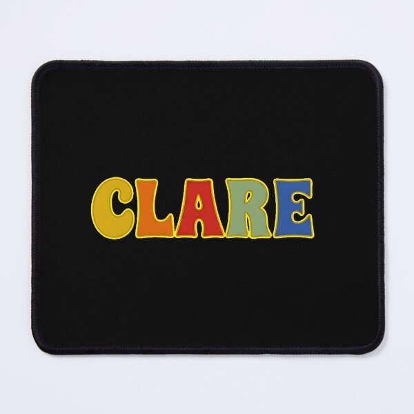 Item preview, ❤️ Clare Personalized Name Wavy Retro Shirt, Coffee Mug, Sticker Gift designed and sold by HelixPedia.