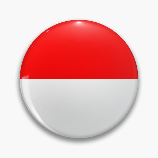 Item preview, Indonesia Round Flag Indonesian Patriotic Heritage designed and sold by NTGUILTY.