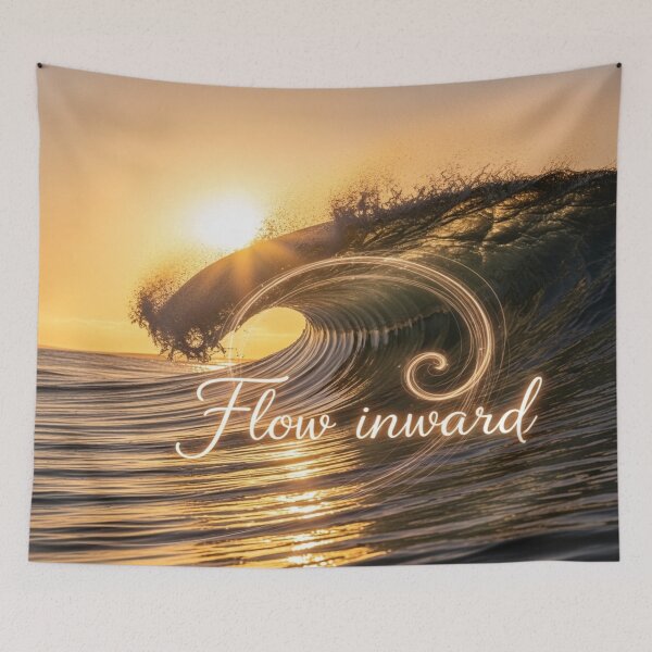 Item preview, Flow Inward – Ocean Wave Design designed and sold by Cristhian Almanza.