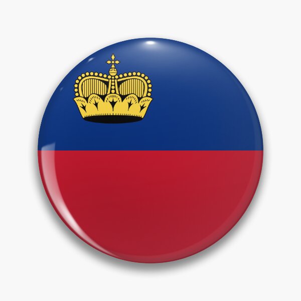 Item preview, Liechtenstein Round Flag Patriotic Alpine Heritage designed and sold by NTGUILTY.