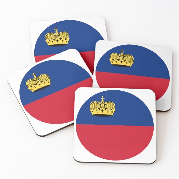 Item preview, Liechtenstein Round Flag Patriotic Alpine Heritage designed and sold by NTGUILTY.