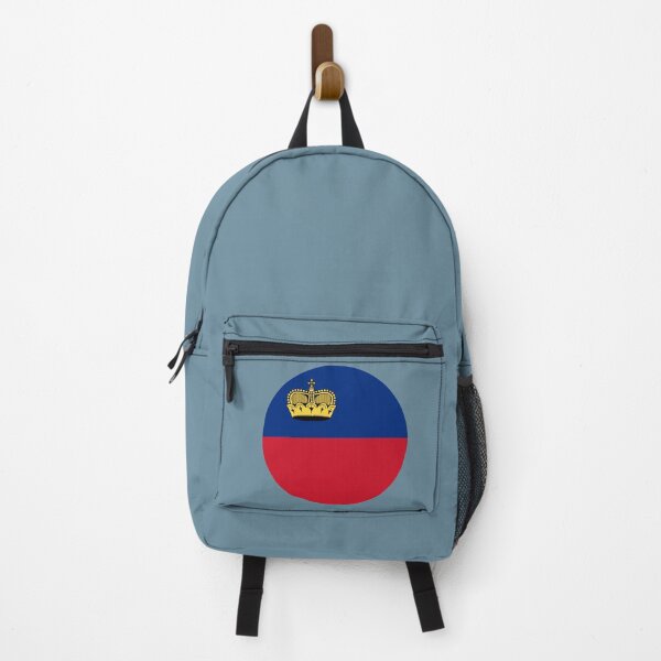 Item preview, Liechtenstein Round Flag Patriotic Alpine Heritage designed and sold by NTGUILTY.