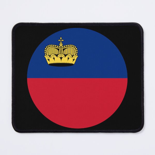 Item preview, Liechtenstein Round Flag Patriotic Alpine Heritage designed and sold by NTGUILTY.