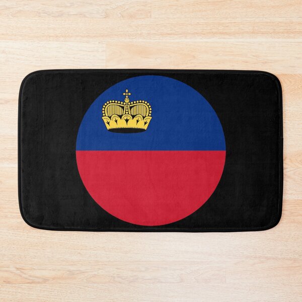 Item preview, Liechtenstein Round Flag Patriotic Alpine Heritage designed and sold by NTGUILTY.