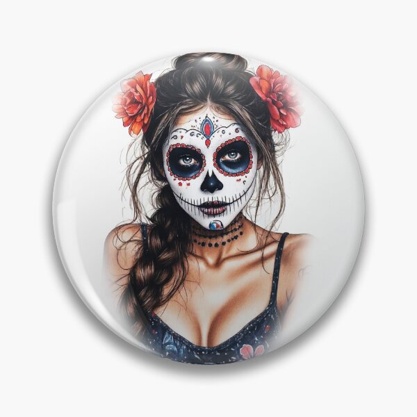 Item preview, La Catrina Day of the Dead Sticker designed and sold by storethirteen.