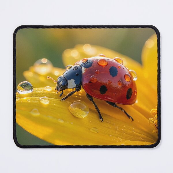 Item preview, Ladybug on Dewy Flower designed and sold by Tridentulus.