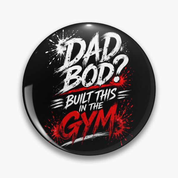 Item preview, Dad Bod Built This In The Gym Funny Gym Dad Motivation designed and sold by SzyMazDesign.