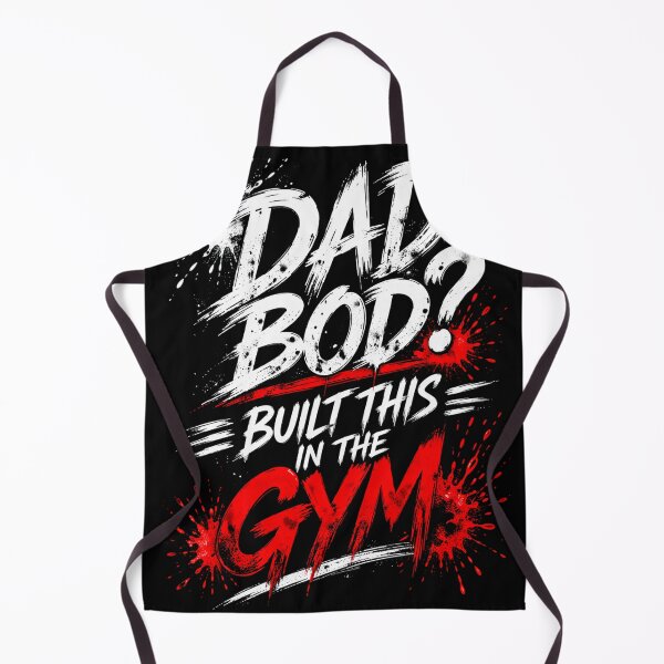 Item preview, Dad Bod Built This In The Gym Funny Gym Dad Motivation designed and sold by SzyMazDesign.