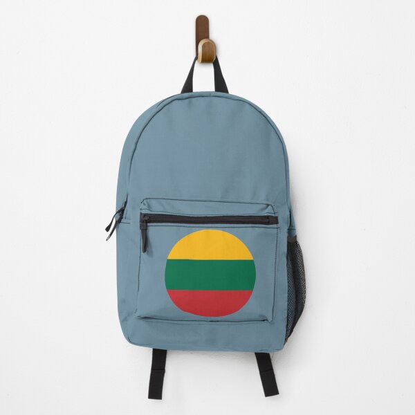Item preview, Lithuania Round Flag Lithuanian Patriotic Heritage designed and sold by NTGUILTY.