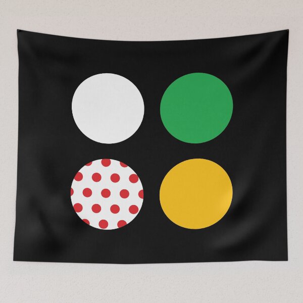 Item preview, Cycling Jersey Colors Minimalist Art Road Racing designed and sold by Just Jollity.