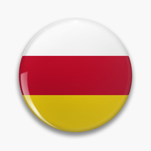 Item preview, South Ossetia Round Flag Ossetian Patriotic Heritage designed and sold by NTGUILTY.