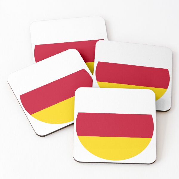Item preview, South Ossetia Round Flag Ossetian Patriotic Heritage designed and sold by NTGUILTY.