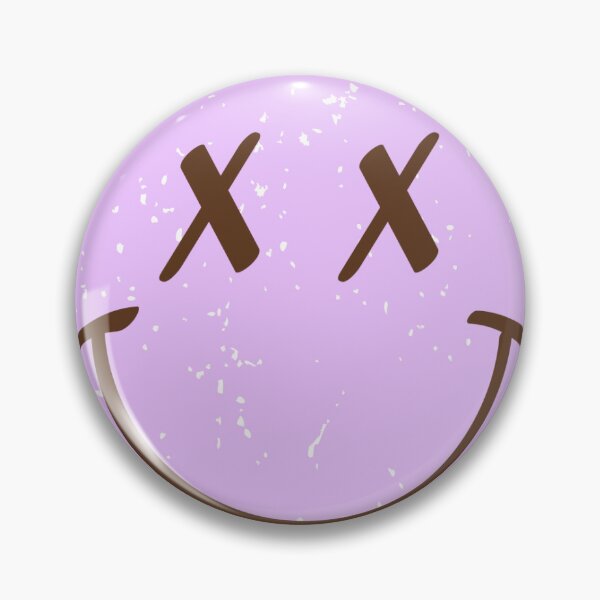 Item preview, Purple X‑Eyes Smiley – Retro Grunge Pop Art Design designed and sold by MarcinJ84.