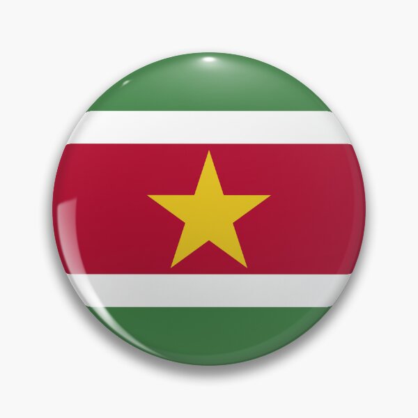 Item preview, Suriname Round Flag Surinamese Patriotic Heritage designed and sold by NTGUILTY.