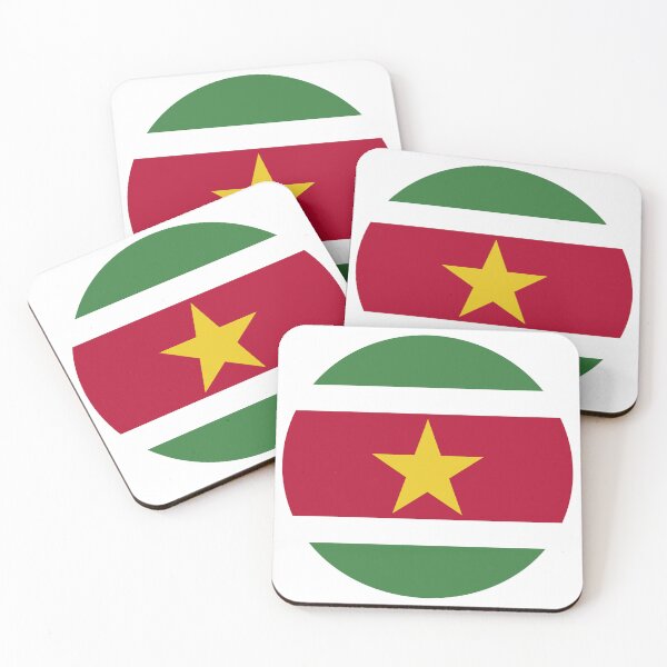 Item preview, Suriname Round Flag Surinamese Patriotic Heritage designed and sold by NTGUILTY.
