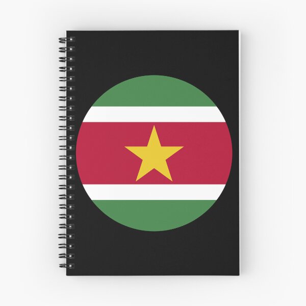 Item preview, Suriname Round Flag Surinamese Patriotic Heritage designed and sold by NTGUILTY.
