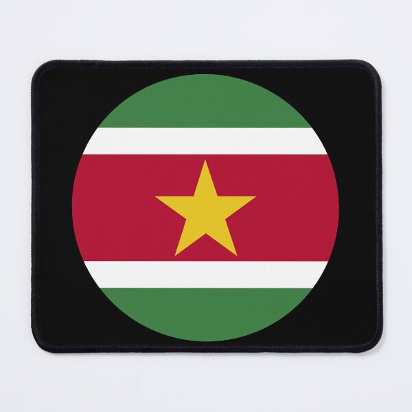 Item preview, Suriname Round Flag Surinamese Patriotic Heritage designed and sold by NTGUILTY.