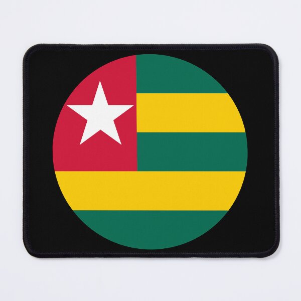 Item preview, Togo Round Flag Togolese Patriotic Heritage designed and sold by NTGUILTY.