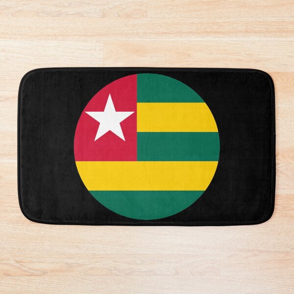 Item preview, Togo Round Flag Togolese Patriotic Heritage designed and sold by NTGUILTY.