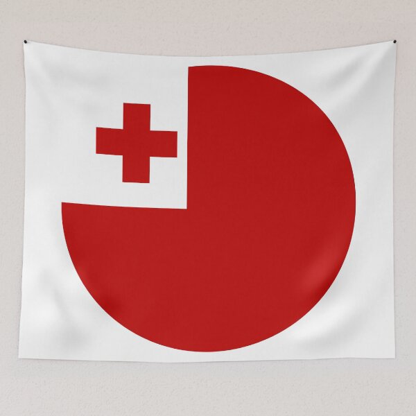 Item preview, Tonga Round Flag Tongan Patriotic Heritage designed and sold by NTGUILTY.