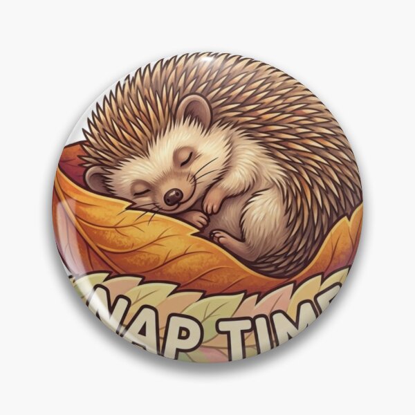 Item preview, Nap Time Hedgehog Sticker | Cute Sleepy Animal designed and sold by carolscoons.