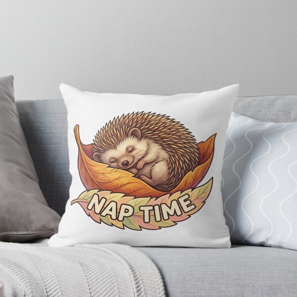 Item preview, Nap Time Hedgehog Sticker | Cute Sleepy Animal designed and sold by carolscoons.