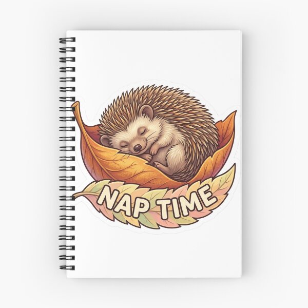 Item preview, Nap Time Hedgehog Sticker | Cute Sleepy Animal designed and sold by carolscoons.