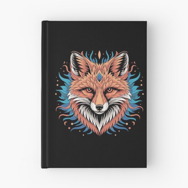 Item preview, Colorful Fox Head Illustration – Boho Tribal Fantasy Animal Art designed and sold by ArcticFoxStudio.