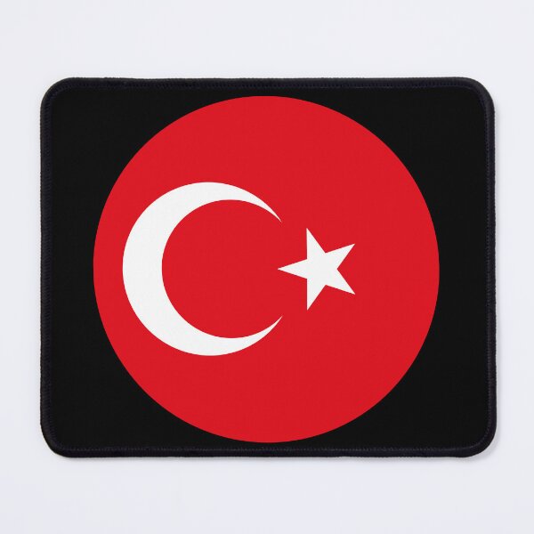 Item preview, Turkey Round Flag Turkish Patriotic Heritage designed and sold by NTGUILTY.