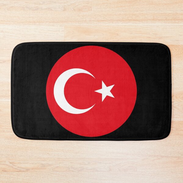 Item preview, Turkey Round Flag Turkish Patriotic Heritage designed and sold by NTGUILTY.