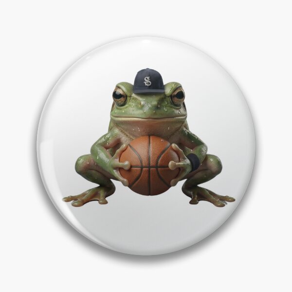 Item preview, Ball Is Life - Funny Basketball Frog Sports Meme designed and sold by Arts Paradise.