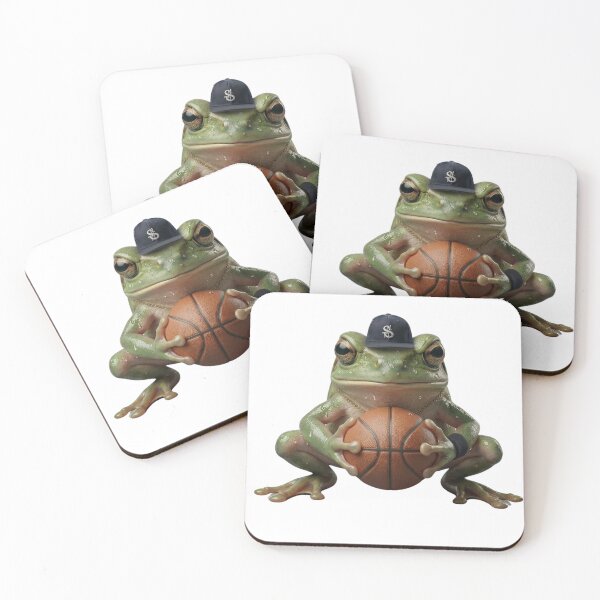 Item preview, Ball Is Life - Funny Basketball Frog Sports Meme designed and sold by Arts Paradise.