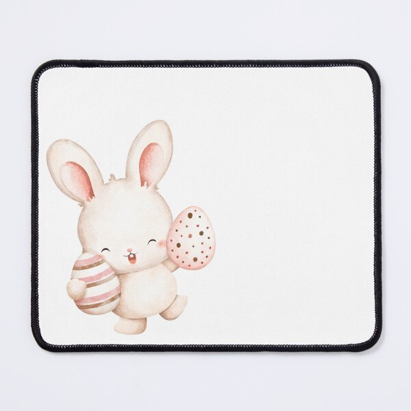 Item preview, Watercolor Easter Bunny and Colorful Eggs - Adorable Spring Holiday Gift designed and sold by FuzionRaptor.