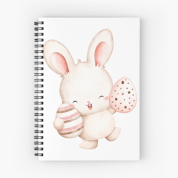 Item preview, Watercolor Easter Bunny and Colorful Eggs - Adorable Spring Holiday Gift designed and sold by FuzionRaptor.
