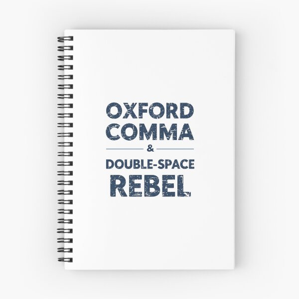Item preview, Oxford Comma & Double-Space Rebel designed and sold by LewpyG.