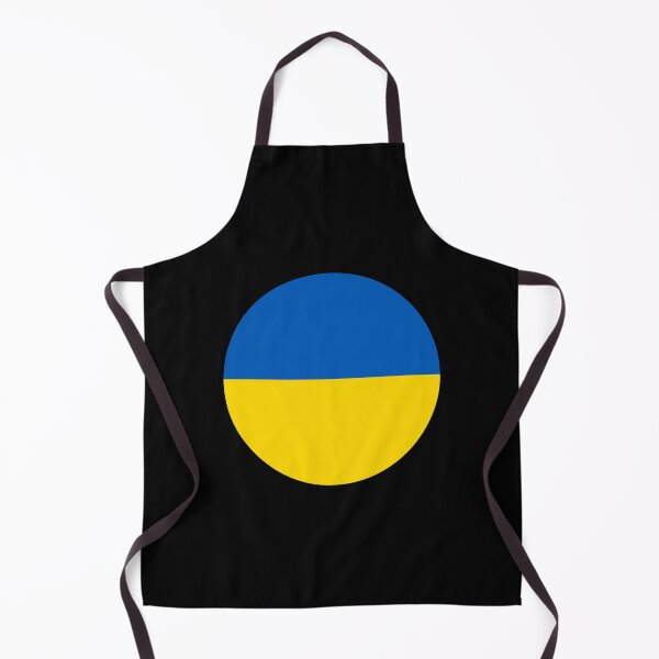 Item preview, Ukraine Round Flag Ukrainian Patriotic Heritage designed and sold by NTGUILTY.