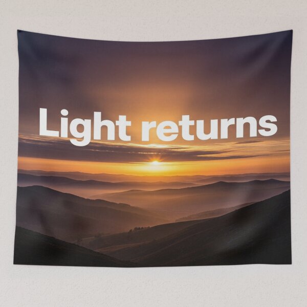 Item preview, Light Returns – Sunrise Landscape Design designed and sold by Cristhian Almanza.