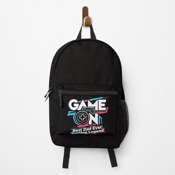 Item preview, Best Dad Ever Gaming Legend Funny Gamer Gift Neon Retro Design designed and sold by ChillDrop.