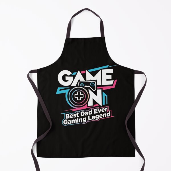 Item preview, Best Dad Ever Gaming Legend Funny Gamer Gift Neon Retro Design designed and sold by ChillDrop.