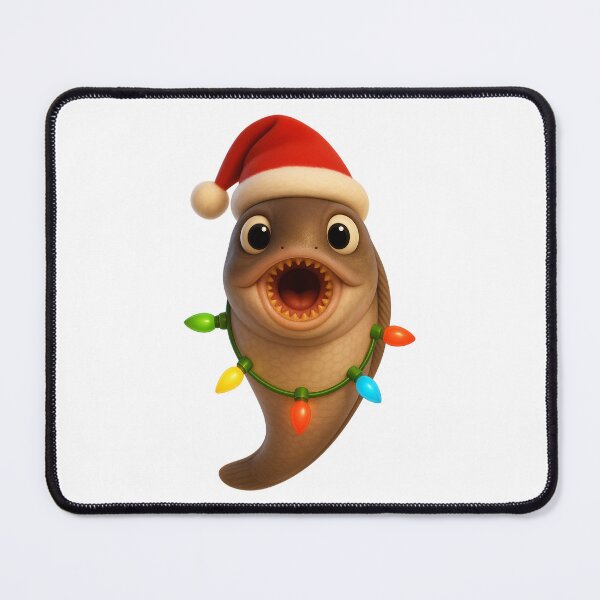 Item preview, Christmas Lamprey Fish designed and sold by Sillytoe.